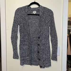 American Eagle Knit Button Up Cardigan w/ Pockets